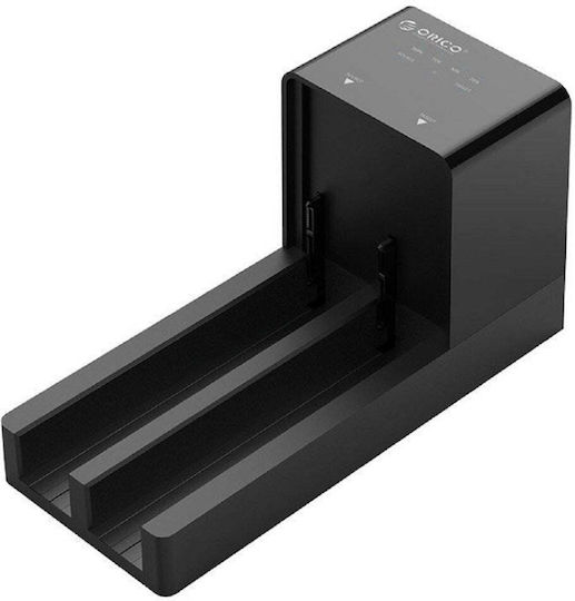 Orico Docking Station for 2 Hard Drives SATA 2.5" / 3.5" with Connection USB 3.0 (6528US3-C)