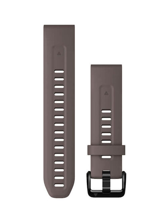 Garmin Λουράκι Σιλικόνης Shale Grey (Fenix 5S/5...