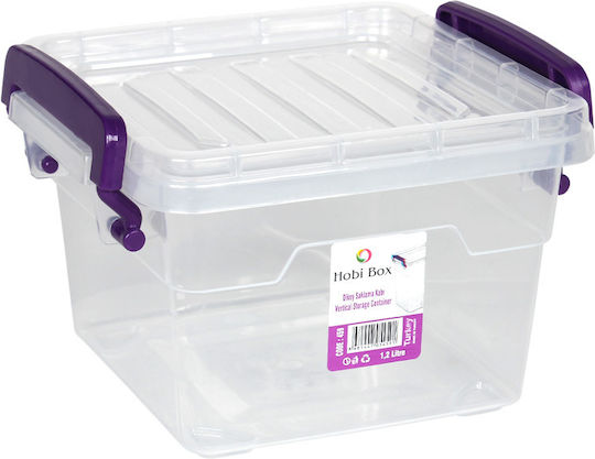 Homeplus Lunchbox Kunststoff Transparent 1200ml 1Stück