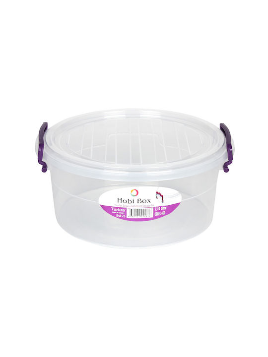 Homeplus Δοχείο Φαγητού Πλαστικό Διάφανο 2.1lt