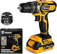 Deko DKCD20ID01-H10 Percussive Drill Driver Battery 20V 1x2Ah