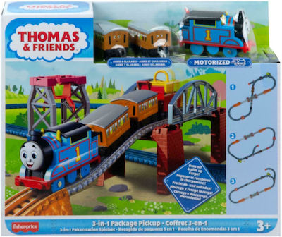 Fisher Price Thomas & Friends 3 in 1 Packpage Pickup Σετ με Τρενάκι για 3+ Ετών