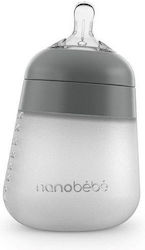 Nanobebe Plastikflasche Flexy Gegen Koliken mit Silikonsauger für 0+, 0+ m, Monate Grey 270ml 1Stück 1012115