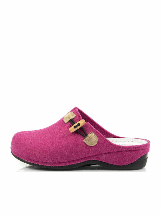 Anatomice Din Piele Papuci de Damă Fuchsia