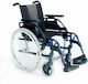 Sunrise Medical Breezy Style Standard 24 Wheelchair 24 Simple Type with Simple Back Navy Blue with Inflatable Wheels 45.5cm Navy Blue