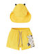 Mayoral Kinder Badeanzug Badeshorts mit Hut Gelb