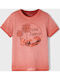 Kinder-T-Shirt Braun Live Simply