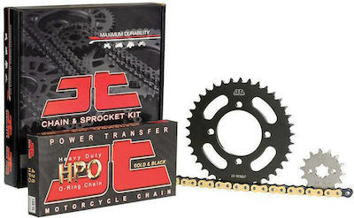 JT Sprockets Kette & Ritzel-Kit HDR für Kymco Visa-R 110 2011-2013 (14-36-428)