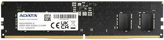 Adata 16GB DDR5 RAM cu Viteză 4800 pentru Desktop (AD5U480016G-S