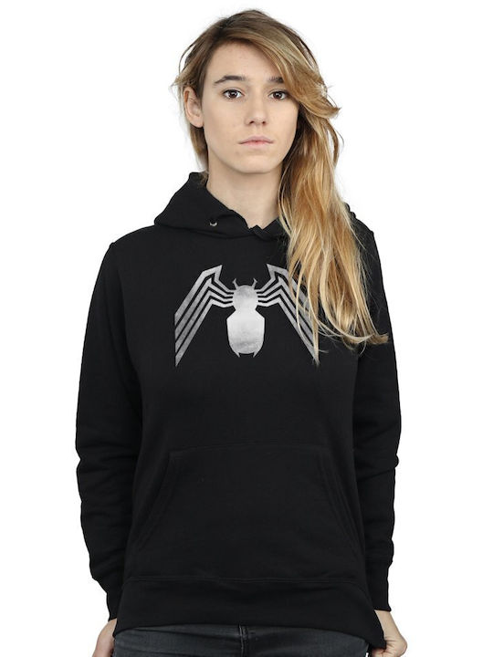 Pegasus Spider Logo Hanorac cu glugă Negru