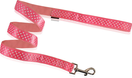 Pet Interest Hundeleine/Führleine Riemen Single Layer Dots Klein in Rosa Farbe 1.2m x 1.5cm