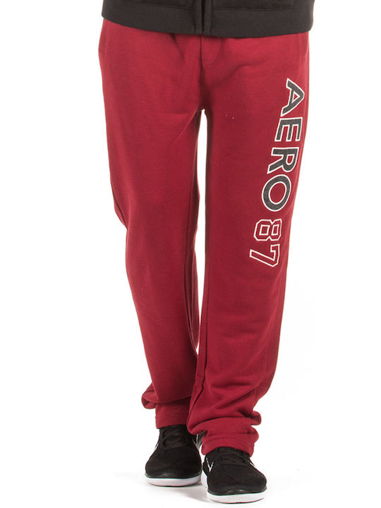 Aeropostale Pantaloni de trening Roșu