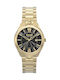 Versus by Versace Highland Park Men's Watch 44mm Battery with Gold Metal Bracelet