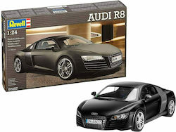 Revell Audi R8 Metal Modeling Figure Car 106 Pieces in Scale 1:24 18.4cm.