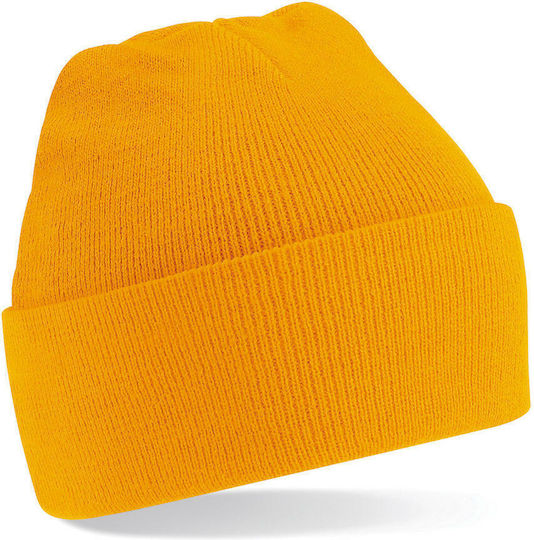B45 Beanie Feminin Căciulă Tricotat în culoarea Auriu