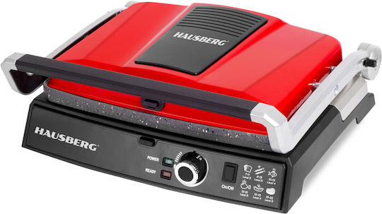 Hausberg HB-633RS Sandwich Maker Grill 2200W Roșie