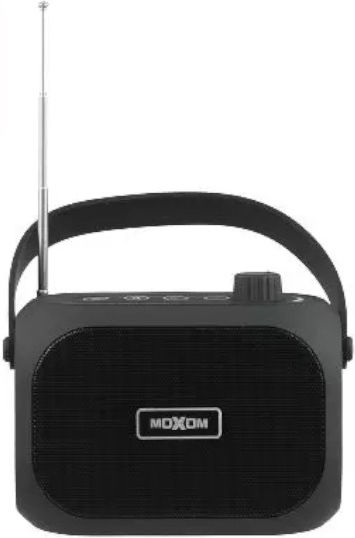 Moxom Ηχείο Bluetooth 4.5W με Ραδιόφωνο και Διάρκεια Μπαταρίας έως 6 ώρες Μαύρο MX-SK25