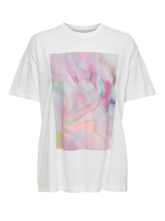 Only Women's Oversized T-shirt White