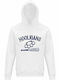 Hoodie Unisex, Organic " HOOLIGANS ", White