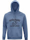 Hoodie Unisex, Bio " HOOLIGANS ", Blau