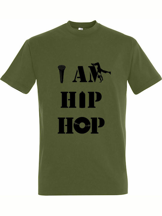 Tricou unisex " I AM HIP HOP, MUSIC ", Armata de lumină