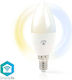 Nedis Smart LED Bulb 4.9W for Socket E14 Adjustable White 470lm Dimmable