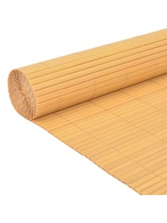 vidaXL Gard De Bambus Din Plastic 1.1x3m
