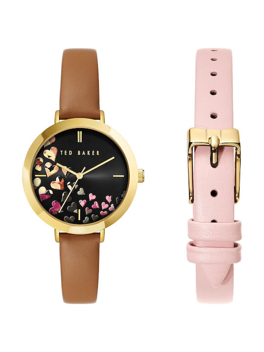 Ted Baker Ammy Hearts Women's Watch with Brown ...