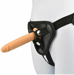 Loving Joy Beginners Pegging Harness με Dildo σε Μαύρο Χρώμα