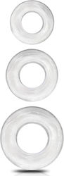 IntoYou Beast Rings Round Set Cock Rings Clear