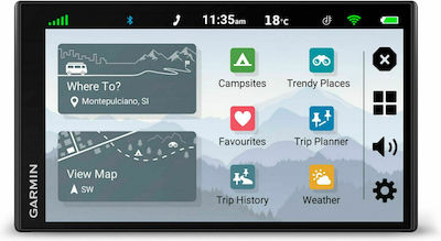 Garmin Συσκευή Πλοήγησης GPS CamperVan MT-S με Οθόνη 6.95" Bluetooth & Card Slot