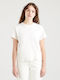 Levi's Damen Sportlich T-shirt Cream