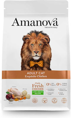 Amanova Adult Dry Food for Adult Cats with Chicken 1.5kg