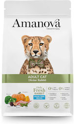 Amanova Adult Divine Trockenfutter für erwachsene Katzen mit Kaninchen 1.5kg