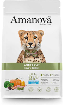 Amanova Adult Divine Trockenfutter für erwachsene Katzen mit Kaninchen 1.5kg