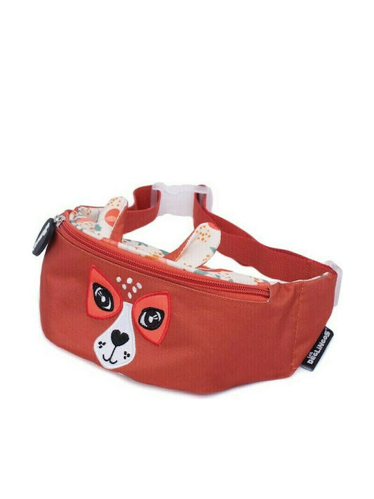 Les Deglingos Kids Waist Bag Red 34.5cmx5cmx10cmcm