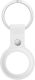 Keychain Cazul Keychain Silicon pentru AirTag în culoarea Alb