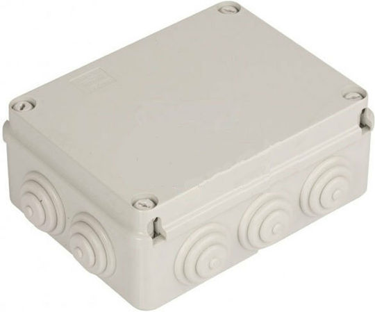 Marlanvil Surface Mounted Electrical Box Branching Watertight IP65 in Gray Color