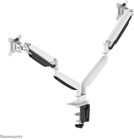 Neomounts Стойка за 2 Монитори до 32" с Рамо Бял (NM-D750DWHITE)