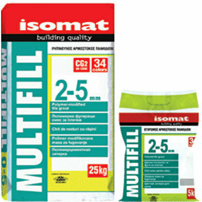 Isomat Multifill 2-5 Αρμόστοκος Ρητινούχος 02 Mαύρο 5kg