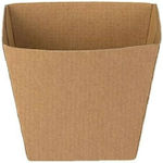 Intertan Set de 50 Cutii de carton Boluri Containere alimentare Kraft 7x4.5x9cm Chip QD7090C