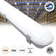 GloboStar Lighting Batten Outdoor with Integrated LED 48W 120cm