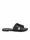 Women's Flat Sandals in Black Color