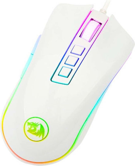 Redragon M711 Cobra RGB Gaming Ποντίκι 10000 DPI Λευκό