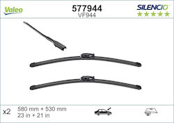 Valeo Silencio Σετ Μπροστινοί Υαλοκαθαριστήρες 580mm/530mm