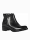 Leather Women's Ankle Boots Black