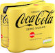 Coca-Cola Zero Lemon Кола с Газировка Без Захар в Кутия 6x330ml