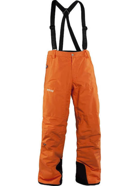 8848 Altitude Zig Men's Trousers for Ski & Snowboard Orange