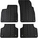 Gledring Set of Front and Rear Mats 4pcs for Audi Q7 2015 Black