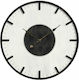 InTheBox Genk Wall Clock Wooden White/ Black Ø50cm